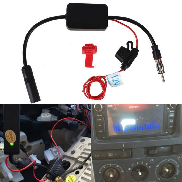 Car DAB /AM /FM Radio Antenna Amplifier Car Active Antenna - In Car by buy2fix | Online Shopping UK | buy2fix