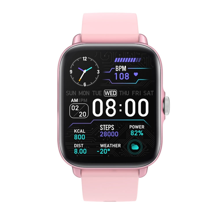 LOANIY Y22 Heart Rate Monitoring Smart Bluetooth Watch, Color: Pink - Smart Wear by LOANIY | Online Shopping UK | buy2fix