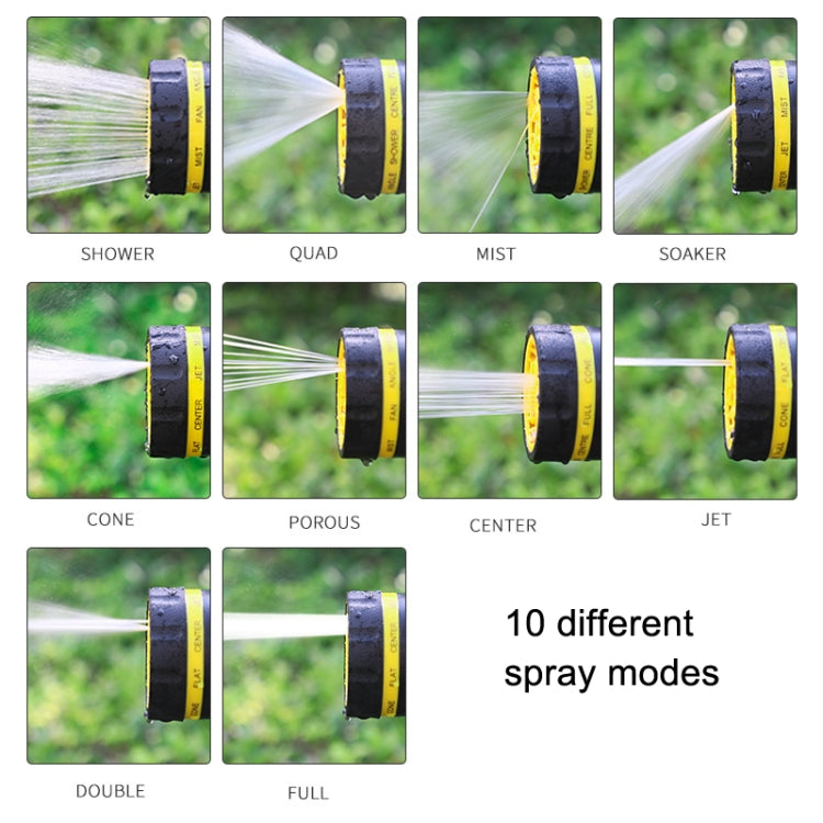 10 Functional Watering Sprinkler Head Household Water Pipe, Style: D6+4 Connector+40m 4-point Tube - Watering & Irrigation by buy2fix | Online Shopping UK | buy2fix