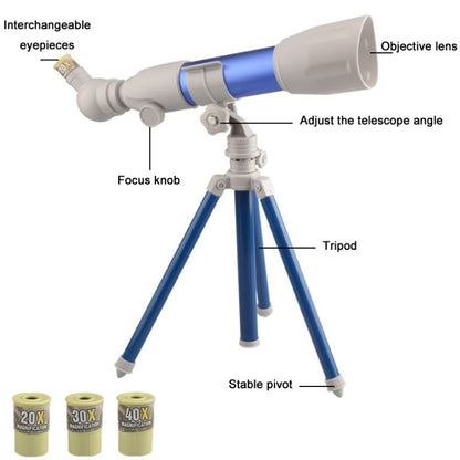 Children High-definition Multiple Astronomical Telescope Science Teaching Aids(A Model Blue) - Monocular Binoculars by buy2fix | Online Shopping UK | buy2fix