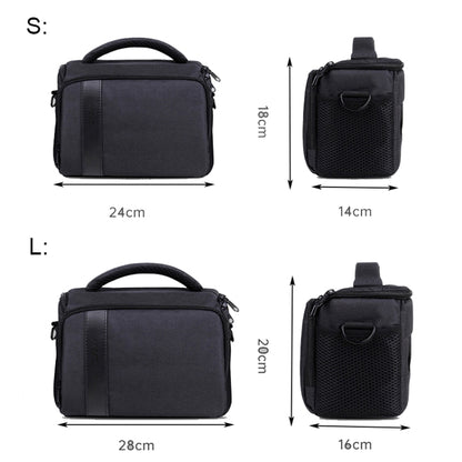 JRC MR70 SLR Single-shoulder Messenger Bag, Size: L(Black) - Camera Accessories by JRC | Online Shopping UK | buy2fix