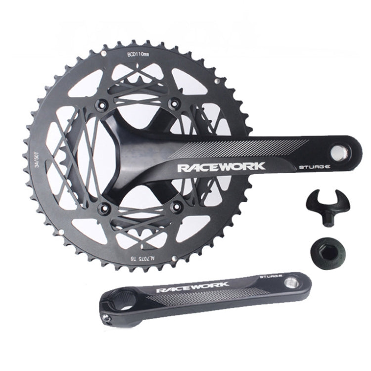 RACEWORK RKRFA Road Bike Aluminum Alloy 22-speed Crankset, Spec: 53-39T without BB - Bicycle Chains & Rounds by RACEWORK | Online Shopping UK | buy2fix