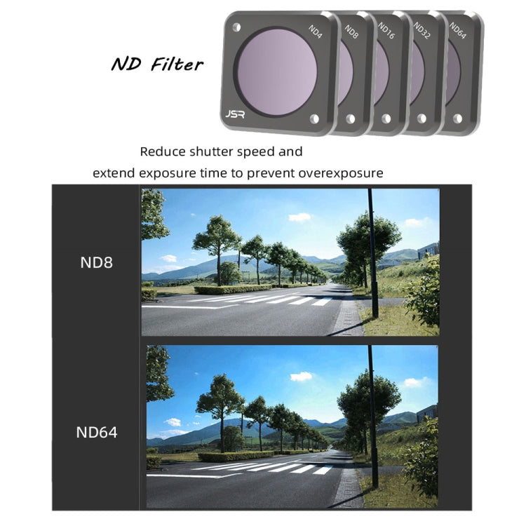 JUNESTAR Action Camera Filters For DJI Action 2,Style:  ND16 - Lens Filter by JUNESTAR | Online Shopping UK | buy2fix