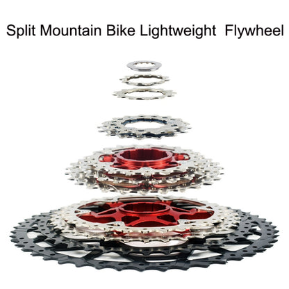 VG Sports Split Mountain Bike Lightweight Cassette Flywheel, Style: 9 Speed 40T (Silver) - Outdoor & Sports by VG Sports | Online Shopping UK | buy2fix