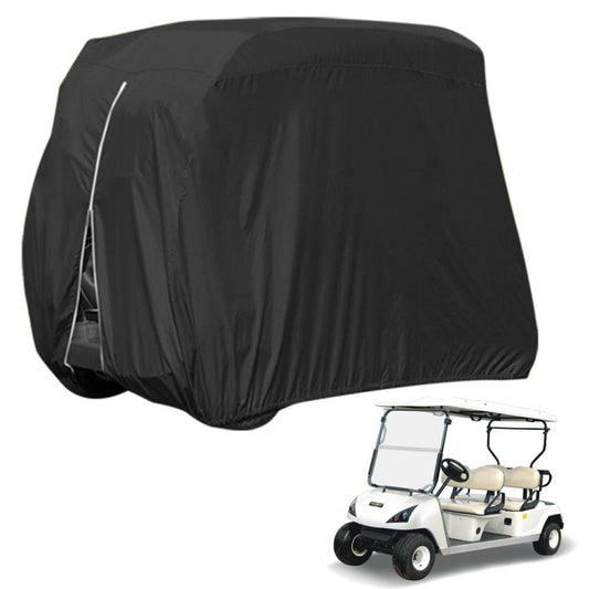 210D Oxford Cloth Golf Cart Cover Scooter Kart Dust Cover, Specification: 242 x 122 x 168 cm(Black) - Home & Garden by buy2fix | Online Shopping UK | buy2fix