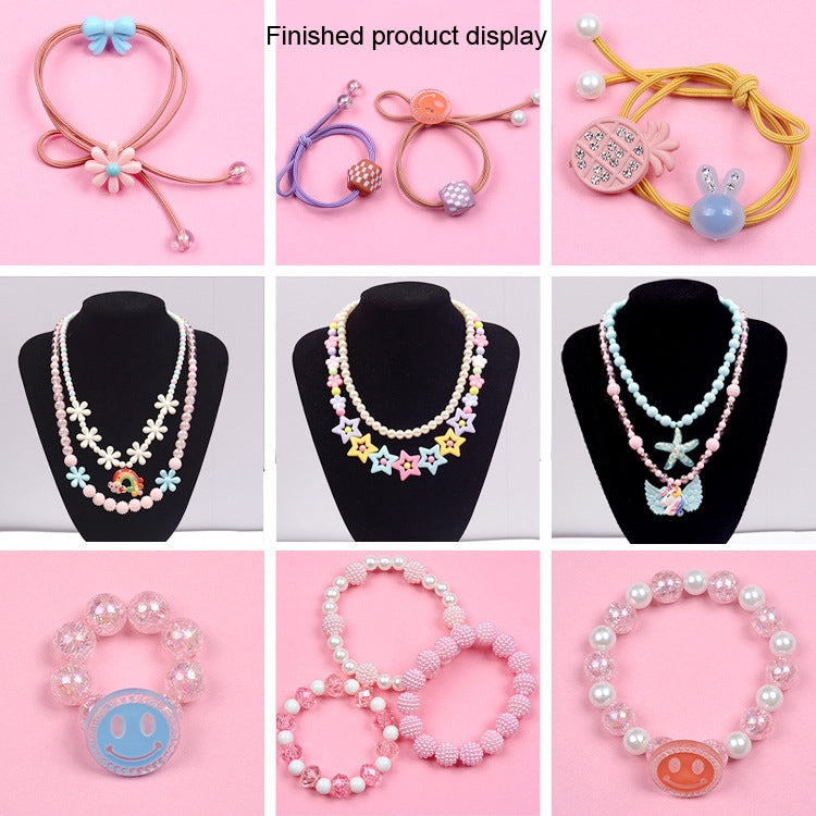 24 Grid Acrylic Beaded Kids DIY Necklace Bracelet Toys(Mix and Match 02 Models) - DIY Developmental Toys by buy2fix | Online Shopping UK | buy2fix