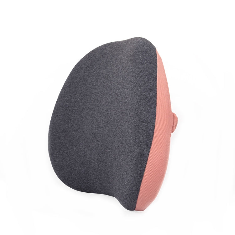 Office Memory Foam Waist Support Cushion Waist Support Pillow(Lotus Pink) - Cushions & Pillows by buy2fix | Online Shopping UK | buy2fix