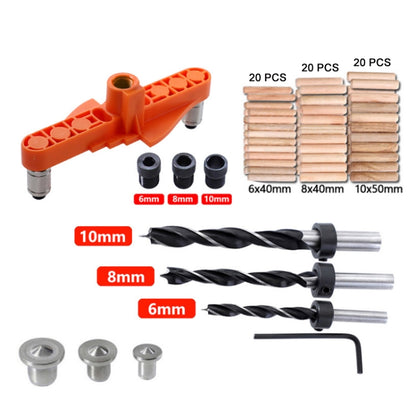 DIY Woodworking Hole Locator Self-Centering Marker, Model: Orange Drill Bit+60 Wood Tips+Top - Others by buy2fix | Online Shopping UK | buy2fix