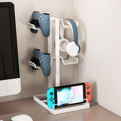 Desktop Headset Gamepad Game Console Storage Bracket(White) - Headset Stand by buy2fix | Online Shopping UK | buy2fix