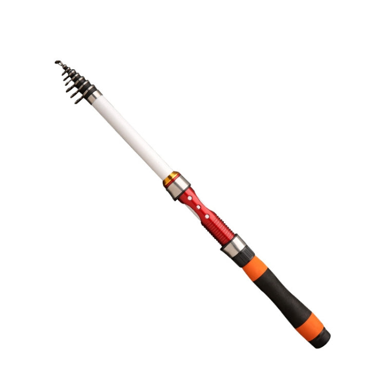 Soft Tailed Small Rod Retracting Short Raft Fishing Rod, Length: 2.1m - Fishing Rods & Accessories by buy2fix | Online Shopping UK | buy2fix