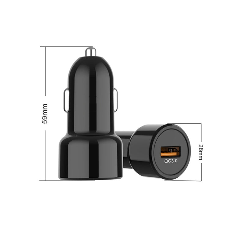 IBD321-Q3 Universal Fireproof Mobile Phone Car Charger, Model: PD 20W - In Car by buy2fix | Online Shopping UK | buy2fix