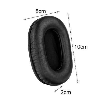 2 PCS Headset Sponge Earmuffs For SONY MDR-7506 / V6 / 900ST, Color: Black Stitching - Apple Accessories by buy2fix | Online Shopping UK | buy2fix