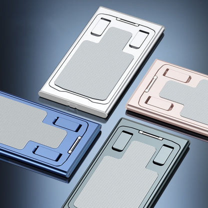 028 Portable Foldable Aluminum Alloy Phone Live Holder(Grey) - Desktop Holder by buy2fix | Online Shopping UK | buy2fix