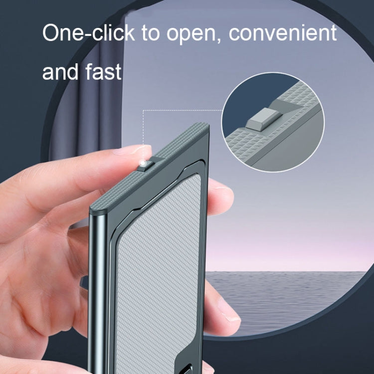 028 Portable Foldable Aluminum Alloy Phone Live Holder(Rose Gold) - Desktop Holder by buy2fix | Online Shopping UK | buy2fix