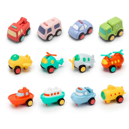 Children Cartoon Fell-Resistant Mini Inertial Pull Back Toy Car(Ship) - Model Toys by buy2fix | Online Shopping UK | buy2fix