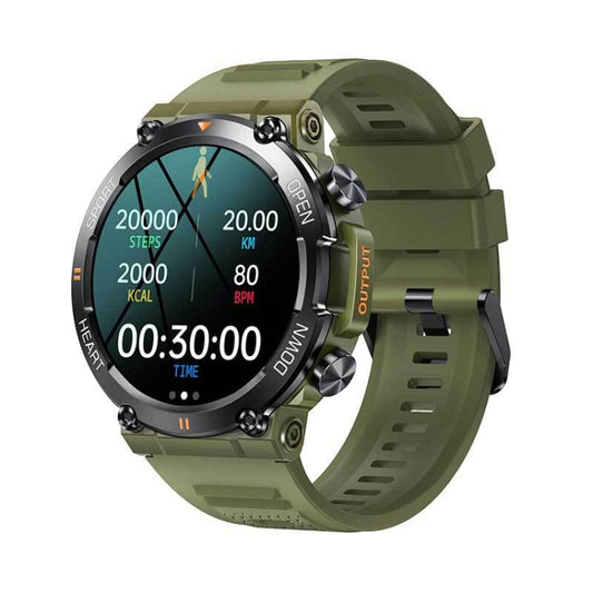 K56Pro 1.39 Inch Heart Rate/Blood Pressure/Blood Oxygen Monitoring Smart Calling Watch(Green) - Smart Wear by buy2fix | Online Shopping UK | buy2fix