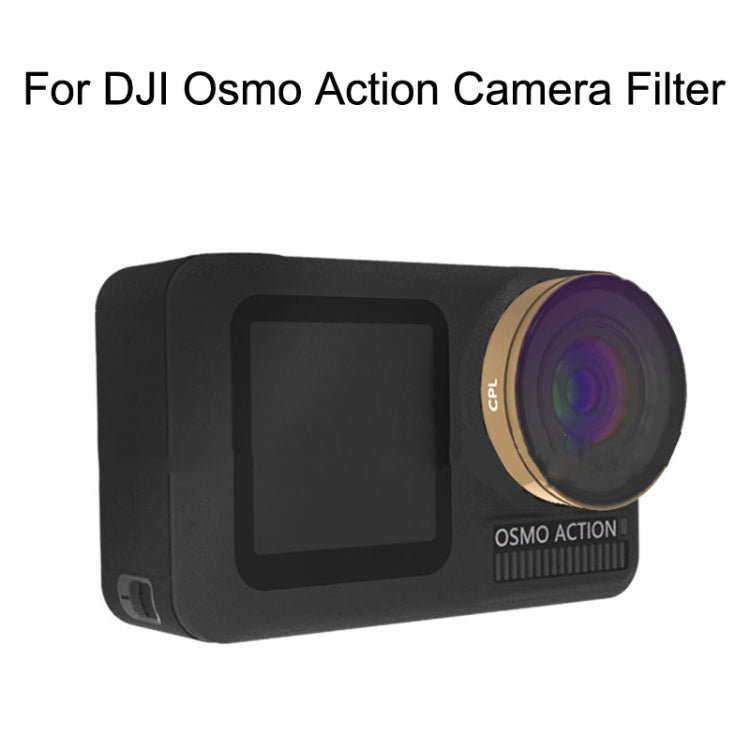 JSR For DJI Osmo Action Motion Camera Filter, Style: LG-ND8/PL - DJI & GoPro Accessories by JSR | Online Shopping UK | buy2fix