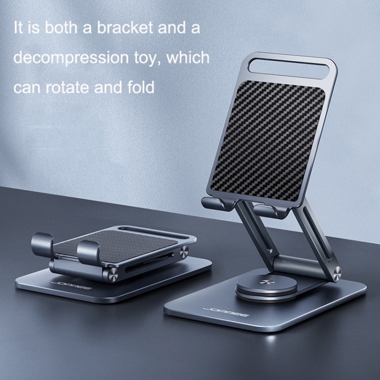 SSKY X58 Desktop Rotate Aluminum Alloy Mobile Phone Tablet Bracket(Gray) - Desktop Holder by SSKY | Online Shopping UK | buy2fix