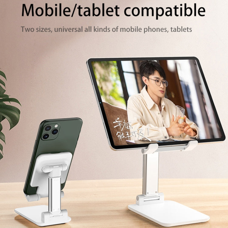 SSKY X5 Desktop Phone Live Foldable Tablet Bracket, Style: With Mirror Version (Pink) - Desktop Holder by SSKY | Online Shopping UK | buy2fix