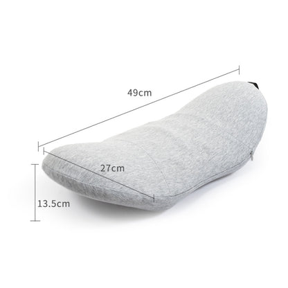 Memory Foam Lumbar Spine Cushion Pregnant Women Sleeping Lumbar Pillow(Pink Crescent) - Home & Garden by buy2fix | Online Shopping UK | buy2fix