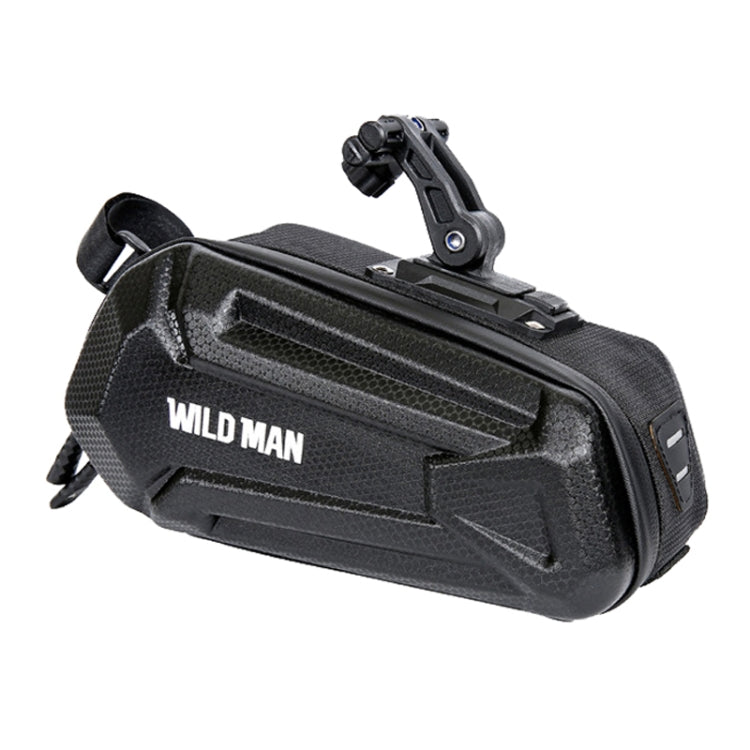WILD MAN XT7 1.2L Mountain Bike EVA Hard Shell Waterproof Wear-resistant Tail Bag(Sun Pattern Style) - Bicycle Bags by WILD MAN | Online Shopping UK | buy2fix