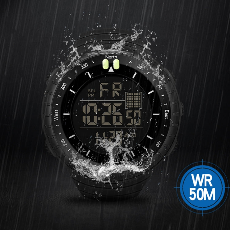 SYNOKE 9648-B Men Outdoor Waterproof Luminous Sports Electronic Watch(Green) - LED Digital Watches by SYNOKE | Online Shopping UK | buy2fix