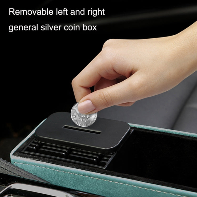 DE RAN FU Car Seat Storage Box Cup Holder Fur Citrine Phone Sundry Storage Box(Grey) - Stowing Tidying by DE RAN FU | Online Shopping UK | buy2fix