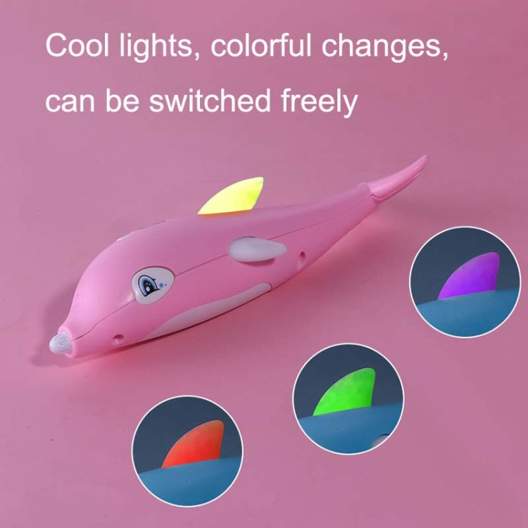 Children 3D Printing Pen Low Temperature Intelligent Screen Display Voice Drawing Pen, Style:, Color: 23 Colors (Blue) - Consumer Electronics by buy2fix | Online Shopping UK | buy2fix