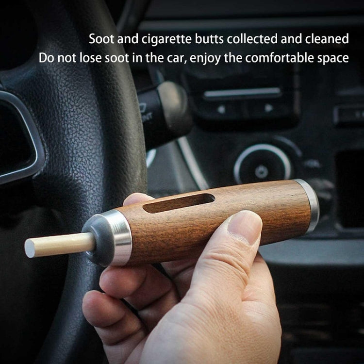 Car Smoking Multifunctional Anti-Flying Ashtray(Beechwood Dark Walnut) - In Car by buy2fix | Online Shopping UK | buy2fix