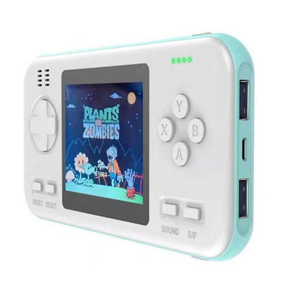 416 Pocket Console Portable Color Screen 8000mAh Rechargeable Game Machine(White Blue) - Pocket Console by buy2fix | Online Shopping UK | buy2fix