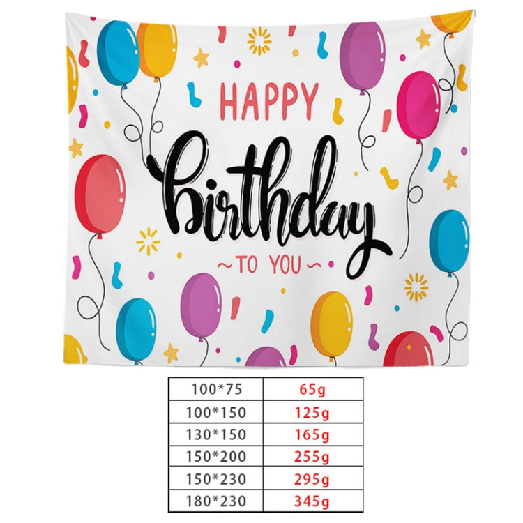 Happy Birthday Photo Backdrop Party Decoration Tapestry, Size: 100x75cm(GT56-4) - Camera Accessories by buy2fix | Online Shopping UK | buy2fix