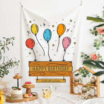 GT282 Birthday Background Cloth Party Scene Arranges Children Photos, Size: 150x200cm Velvet Cloth(10) - Camera Accessories by buy2fix | Online Shopping UK | buy2fix