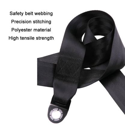 Universal 3-point Car Retrofit Seat Belt With Emergency Locking(Iron Bar Latch) - In Car by buy2fix | Online Shopping UK | buy2fix