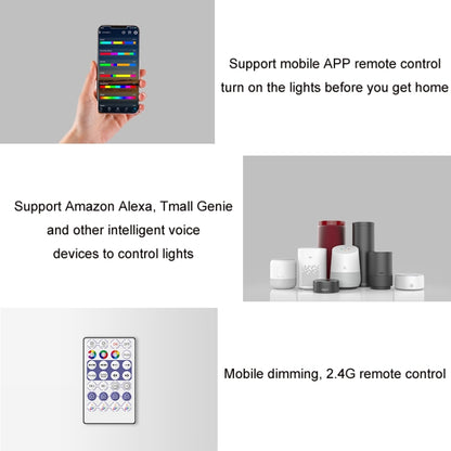 WIFI Wireless Symphony Light Bar Music Smart APP 2.4G Controller, Specification: Single Head - RGB Controller by buy2fix | Online Shopping UK | buy2fix