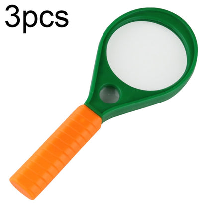 3pcs 3X/4X/6X/8X Elderly Reading Handheld Bifocal HD Magnifier, Specification: 90mm - Consumer Electronics by buy2fix | Online Shopping UK | buy2fix