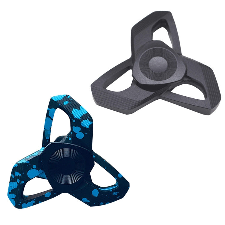 CKFSL Fingertip Gyroscopy EDC Hand Spinner Metal Stress Relief Toys(Blue Spots) - Spinning Toys by buy2fix | Online Shopping UK | buy2fix
