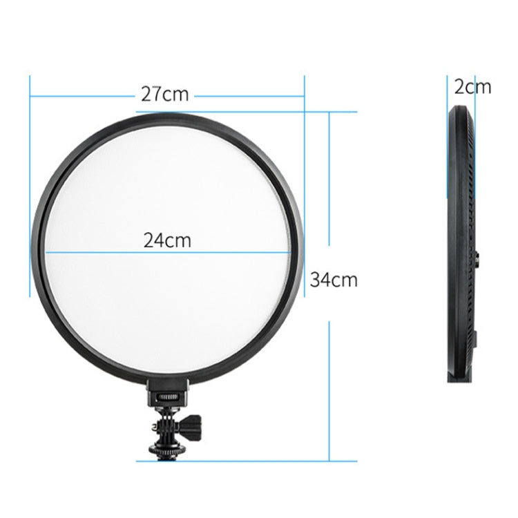 VILTROX VL-500T Intelligent Digital Display Circular LED Photography Fill Light - Camera Accessories by VILTROX | Online Shopping UK | buy2fix