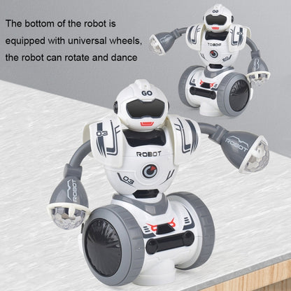 Intelligent Early Education Sound and Light Mechanical Robot Toys, Color: 8 Blue - RC Robots by buy2fix | Online Shopping UK | buy2fix