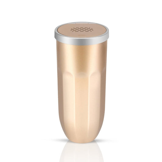 Car Storage Tube Cup Holder Miscellaneous Trash Can With Aroma Diffuser(Champagne Color) - In Car by buy2fix | Online Shopping UK | buy2fix
