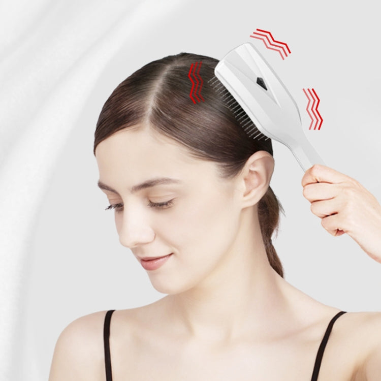 KAKUSAN KKS-203 Red Light Vibration Hair Comb Light Therapy Scalp Massage Instrument(White) - Hair Care by KAKUSAN | Online Shopping UK | buy2fix