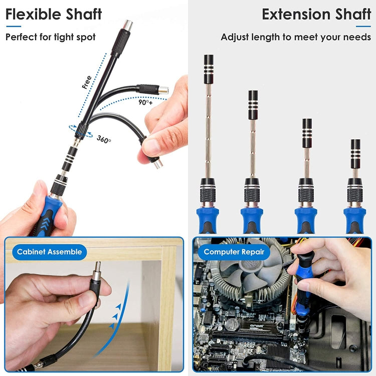 142 In 1 Precision Screwdriver Set Magnetic Screw Driver Bit Kit For PC Phone Repair Tool - Repair & Spare Parts by buy2fix | Online Shopping UK | buy2fix