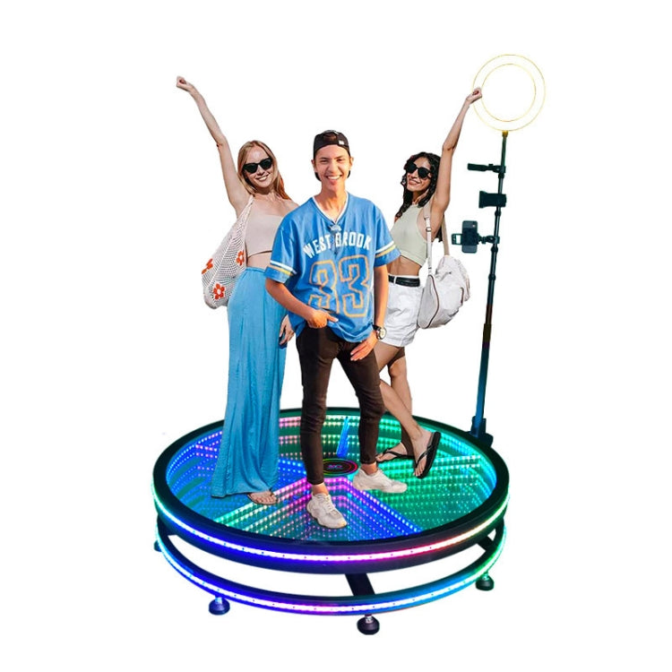 100cm 360 Photo Booth Electric Rotating Small Stage For Parties and Weddings -  by buy2fix | Online Shopping UK | buy2fix