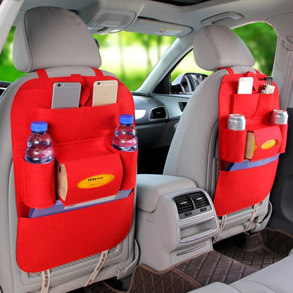 Car Multifunctional Seat Back Storage Hanging Bag, Size: 40x56cm(Red) - In Car by buy2fix | Online Shopping UK | buy2fix