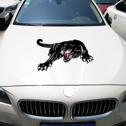 2pcs Colorful Black Panther Car Hood Door Reflective Sticker(Head Towards The Left) - In Car by buy2fix | Online Shopping UK | buy2fix