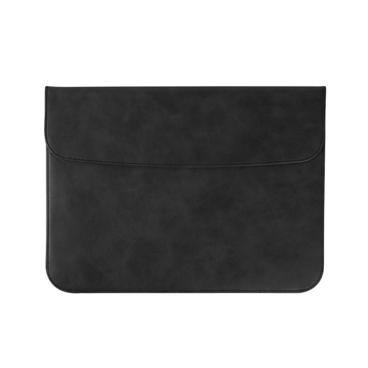 A20 Laptop Bag Magnetic Suction Slim Tablet Case Inner Bag, Size: 11/12 inch(Black) - 12.1 inch by buy2fix | Online Shopping UK | buy2fix