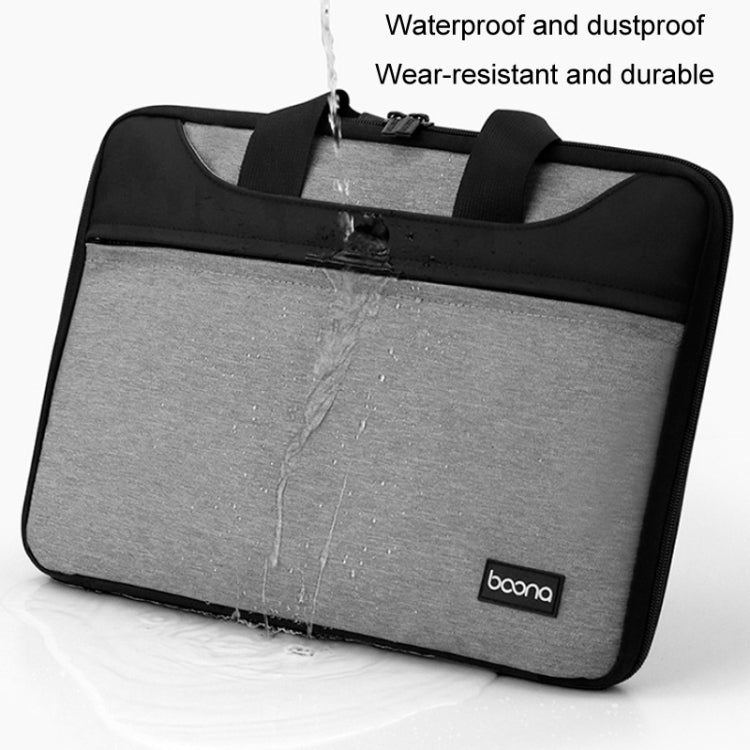 Baona BN-I003 Oxford Cloth Full Open Portable Waterproof Laptop Bag, Size: 13/13.3 inches(Black) - 13.3 inch by Baona | Online Shopping UK | buy2fix