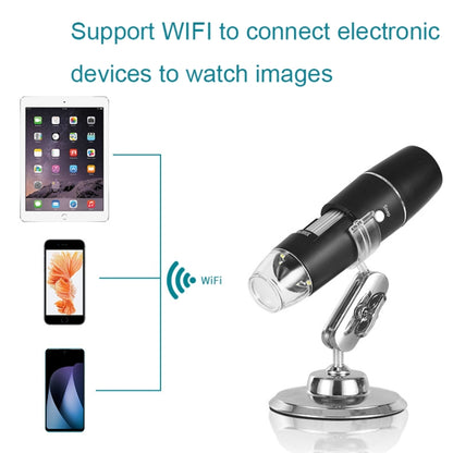 50X-1000X Wireless WIFI Connection LED Light Portable Digital Microscope, Specification: W05-B - Consumer Electronics by buy2fix | Online Shopping UK | buy2fix