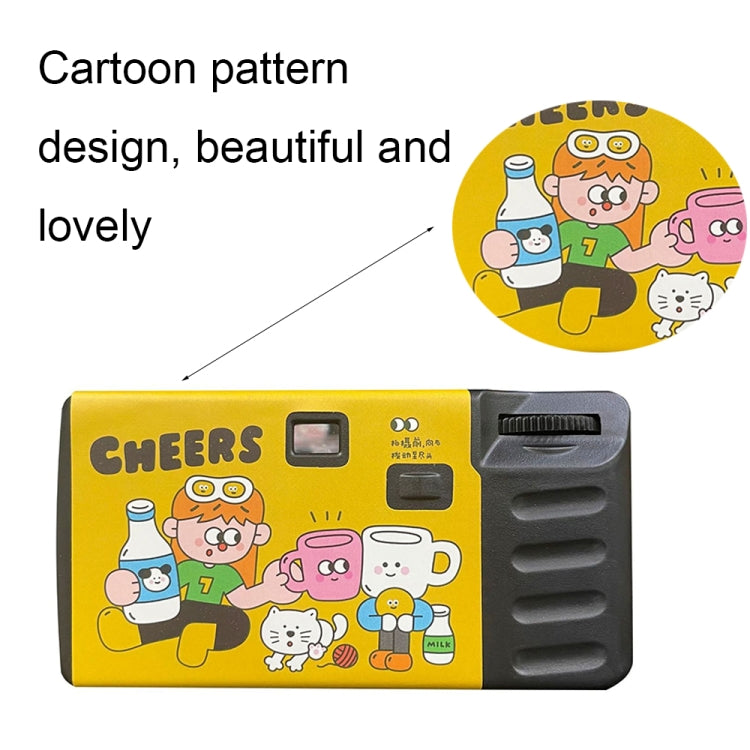 27pcs New Year Retro Film Camera Waterproof Cartoon Decorative Stickers without Camera - Consumer Electronics by buy2fix | Online Shopping UK | buy2fix