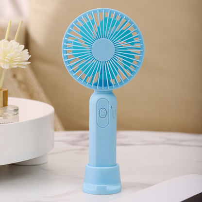 M9 Handheld Mini Fan Outdoor USB Charging Desktop Fan 1500mAh(Blue) - Consumer Electronics by buy2fix | Online Shopping UK | buy2fix