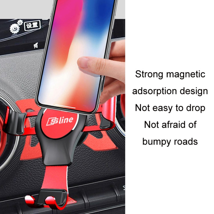 For Audi Car Strong Magnetic Phone Holder(Q2L Stand 1 Red) -  by buy2fix | Online Shopping UK | buy2fix